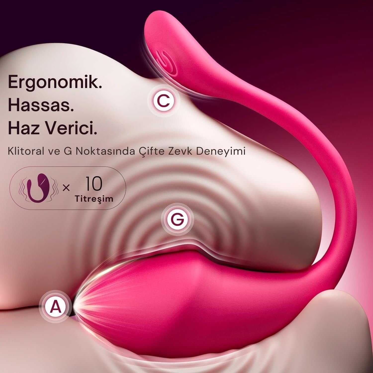 Ergonomik C-tasarım detay